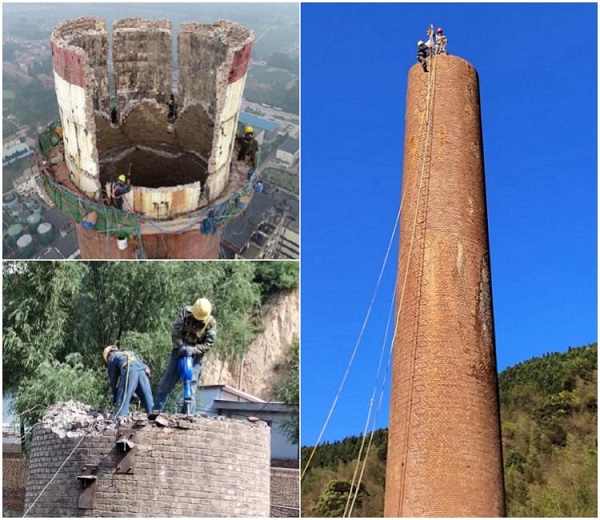 牡丹江煙囪拆除公司:精湛工藝鑄就安全基石